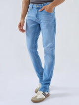 Men Rover Jeans Regular Fit Mid Blue Mid Rise