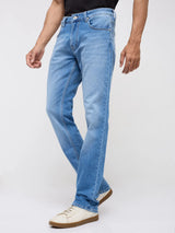 Men Rover Jeans Regular Fit Mid Blue Mid Rise