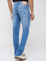 Men Rover Jeans Regular Fit Mid Blue Mid Rise