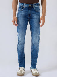 Men Rover Jeans Regular Fit Mid Blue Mid Rise