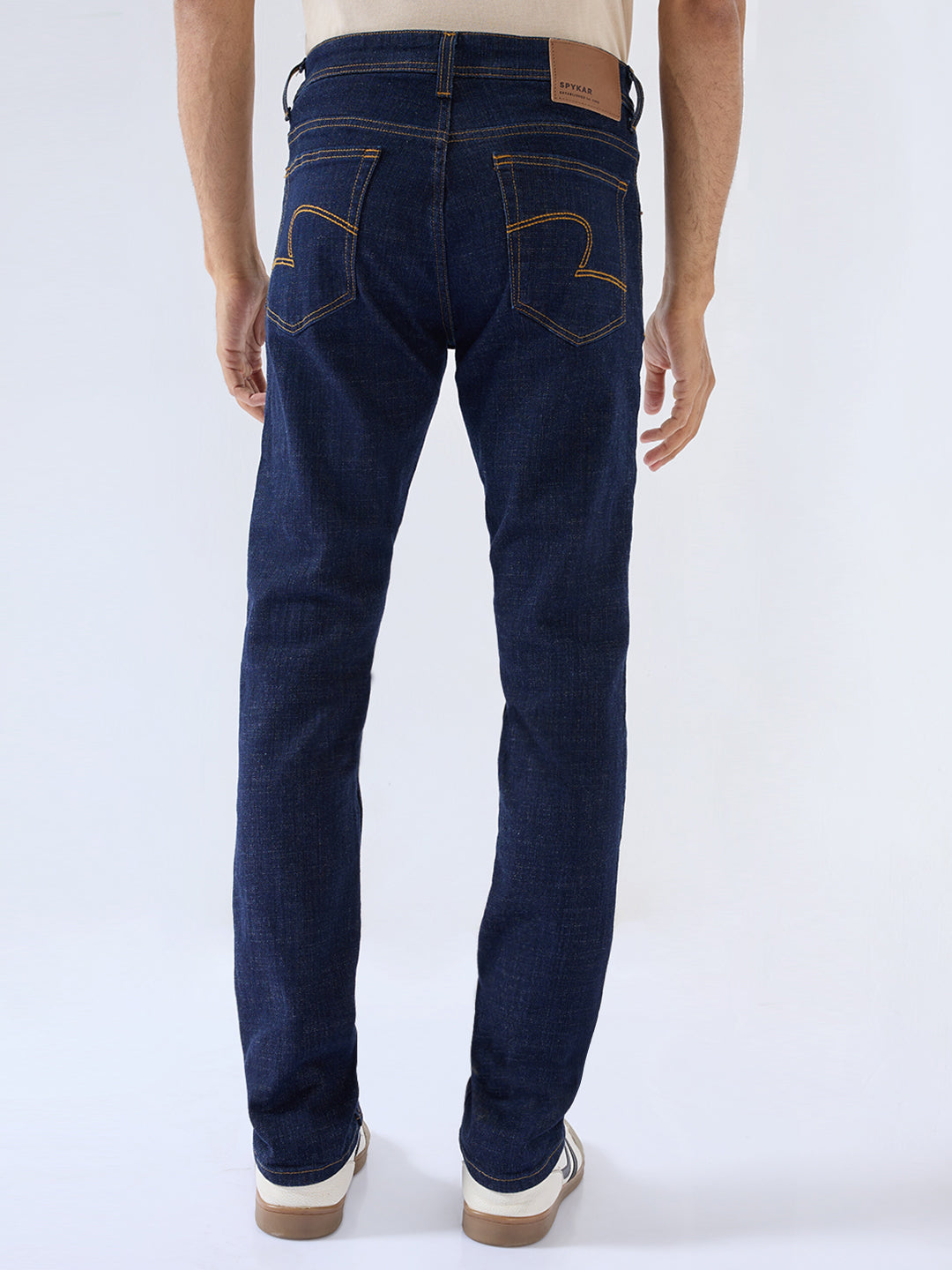 Men Rover Jeans Regular Fit Blue Mid Rise
