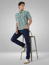 Men Rover Jeans Regular Fit Blue Mid Rise