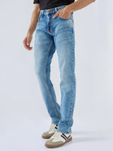 Men Rover Jeans Regular Fit Vintage Blue Mid Rise