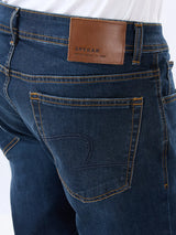 Men Rover Jeans Regular Fit Dark Blue Mid Rise