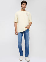 Men Rover Jeans Regular Fit Mid Blue Mid Rise