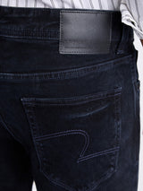 Men Jeans Regular Fit Black Mid Rise