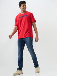 Men Rover Jeans Regular Fit Blue Mid Rise