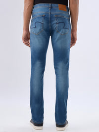 Men Rover Jeans Regular Fit Blue Mid Rise