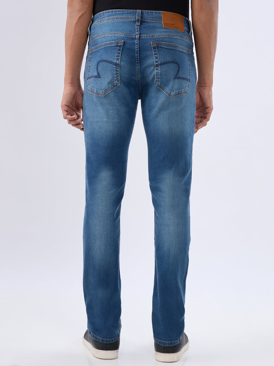Men Rover Jeans Regular Fit Blue Mid Rise