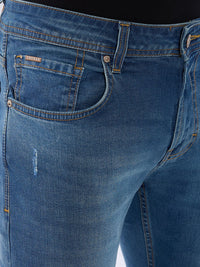 Men Rover Jeans Regular Fit Blue Mid Rise