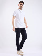Men Jeans Regular Fit Blue Mid Rise