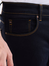 Men Jeans Regular Fit Blue Mid Rise
