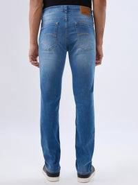 Men Rover Jeans Regular Fit Blue Mid Rise