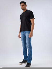 Men Rover Jeans Regular Fit Blue Mid Rise