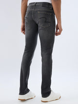 Men Rover Jeans Regular Fit Black Mid Rise