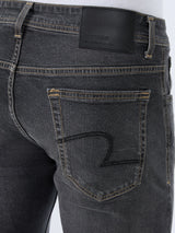 Men Rover Jeans Regular Fit Black Mid Rise