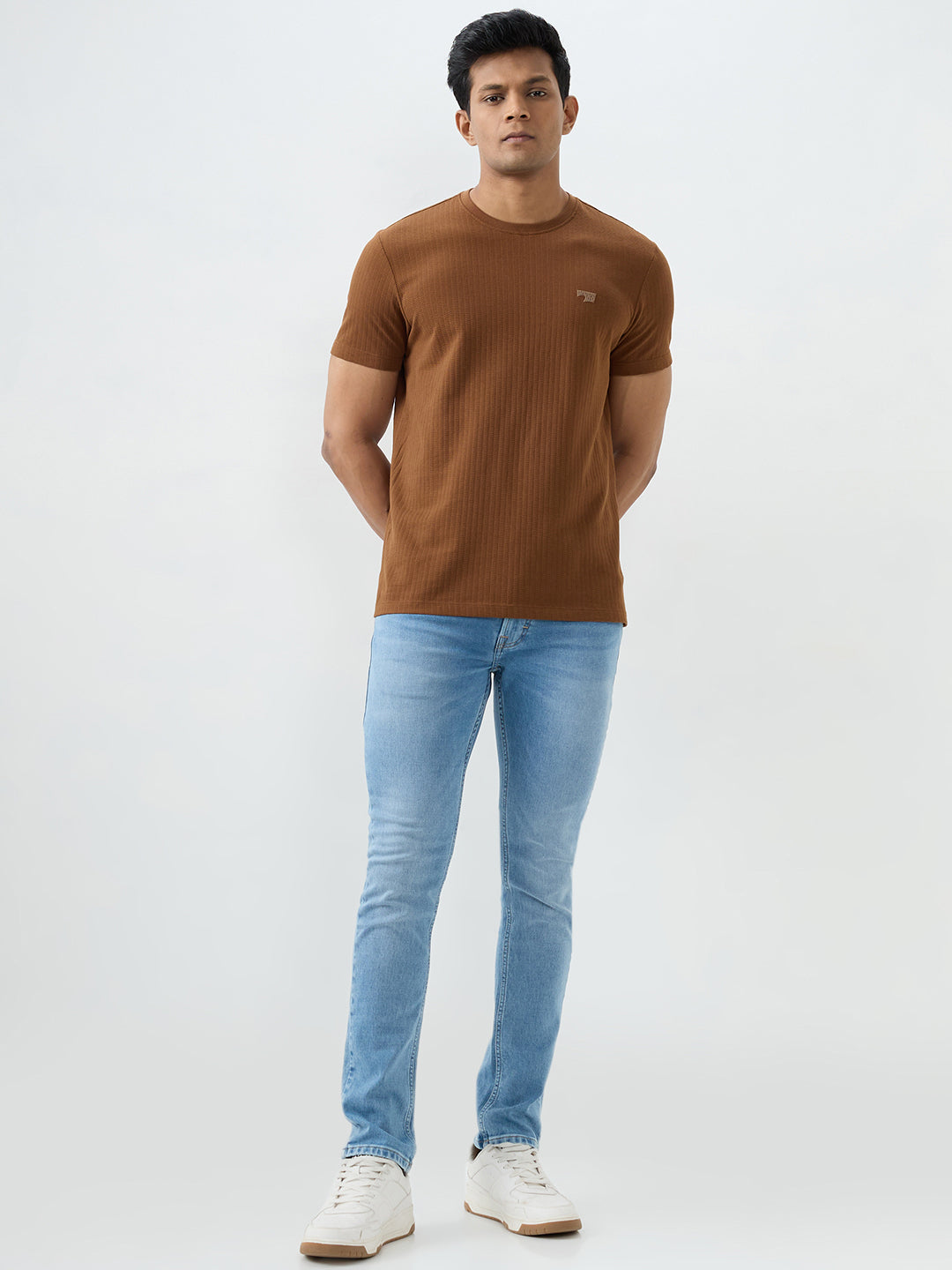 Men Rover Jeans Regular Fit Blue Mid Rise
