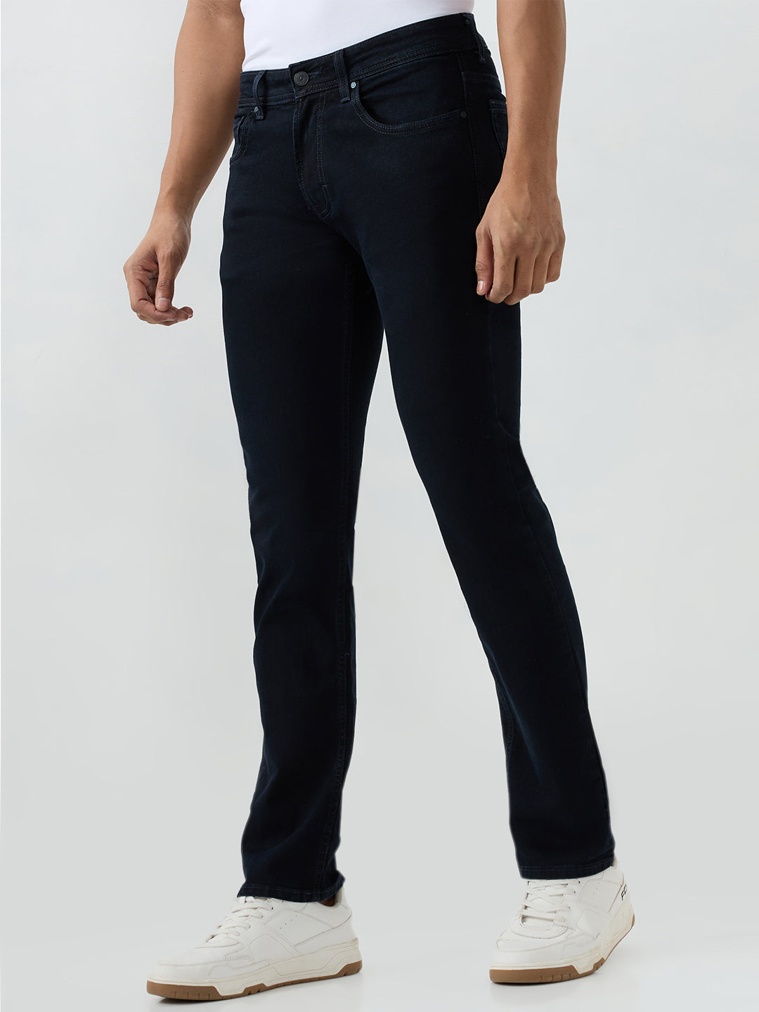 Men Rover Jeans Regular Fit Indigo Mid Rise