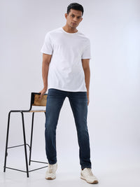 Men Rover Jeans Regular Fit Blue Mid Rise