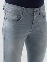 Men Rover Jeans Regular Fit Grey Mid Rise
