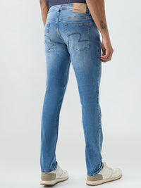 Men Rover Jeans Regular Fit Blue Mid Rise