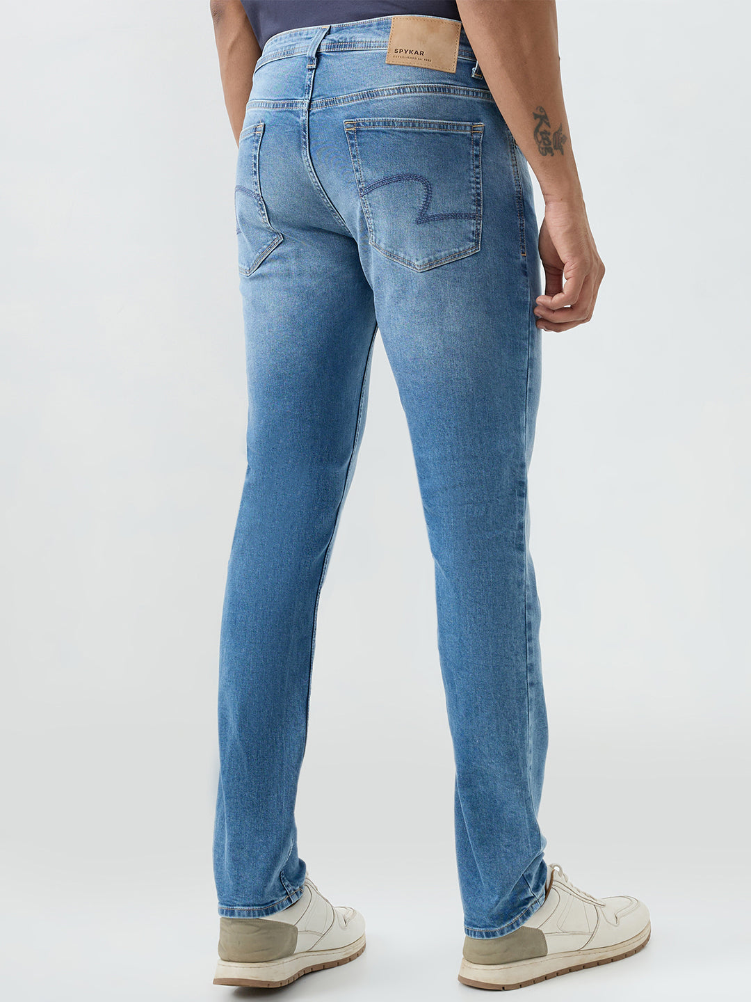 Men Rover Jeans Regular Fit Blue Mid Rise