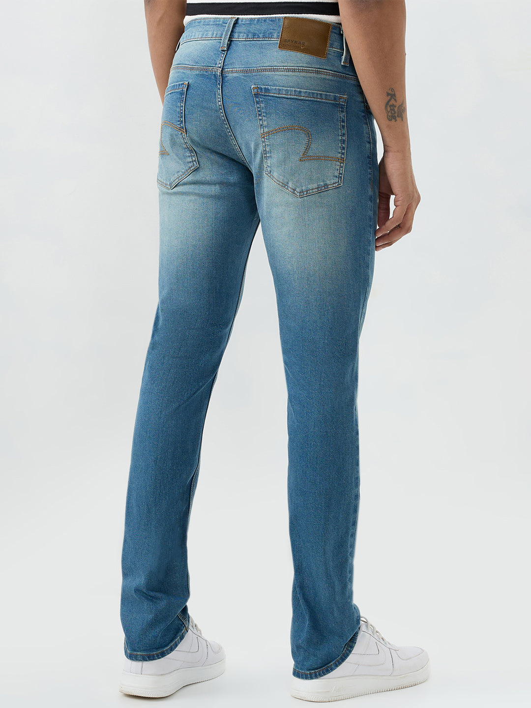 Men Rover Jeans Regular Fit Blue Mid Rise