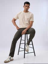 Men Rover Jeans Regular Fit Green Mid Rise