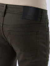 Men Rover Jeans Regular Fit Green Mid Rise