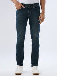 Men Rover Jeans Regular Fit Blue Mid Rise