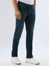 Men Rover Jeans Regular Fit Blue Mid Rise