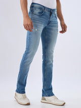 Men Rover Jeans Regular Fit Blue Mid Rise