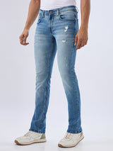 Men Rover Jeans Regular Fit Blue Mid Rise
