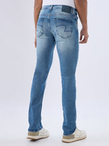 Men Rover Jeans Regular Fit Blue Mid Rise