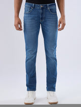 Men Rover Jeans Regular Fit Blue Mid Rise