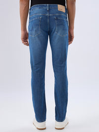 Men Rover Jeans Regular Fit Blue Mid Rise