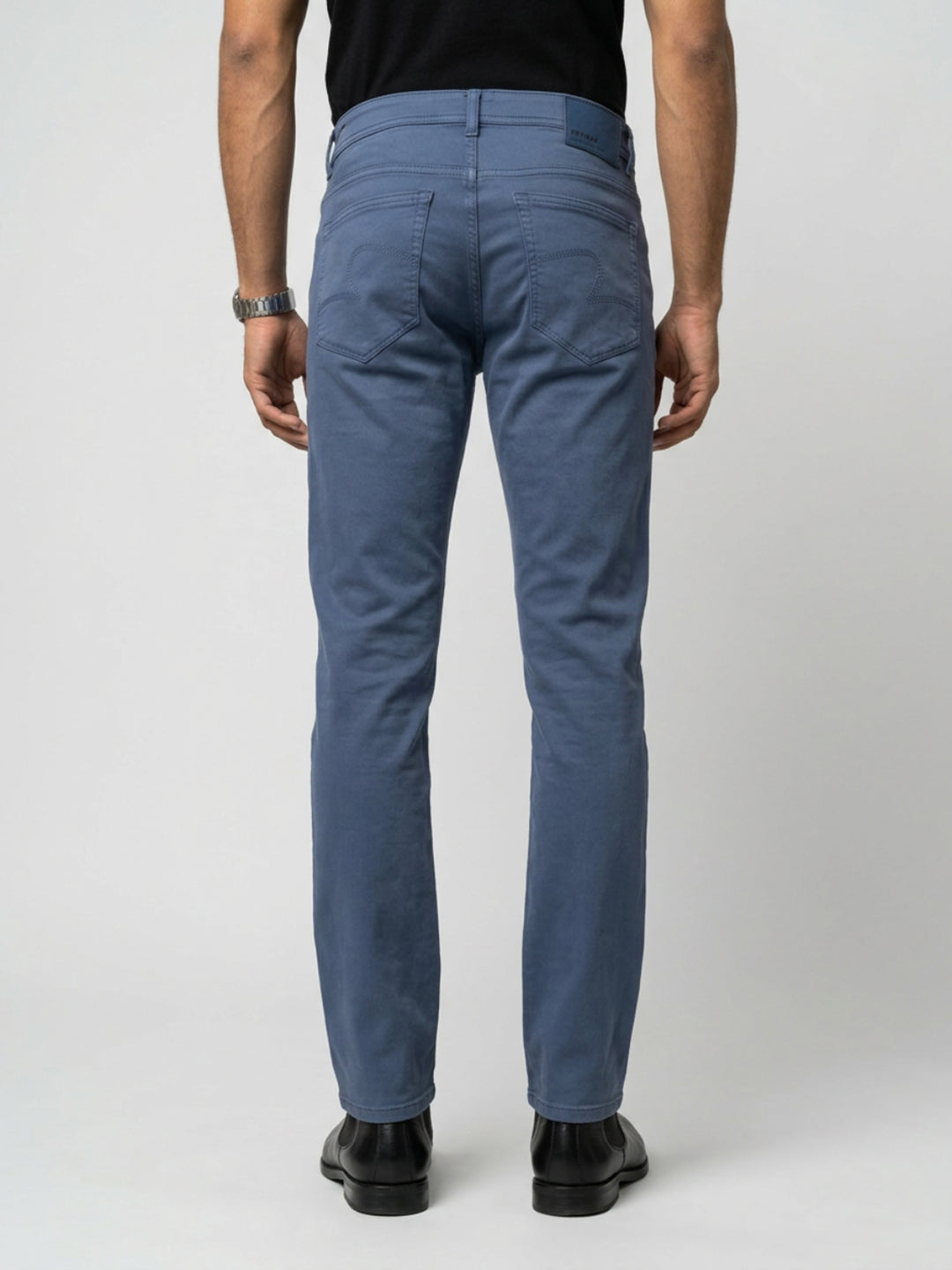Men Rover Jeans Regular Fit Grey Mid Rise