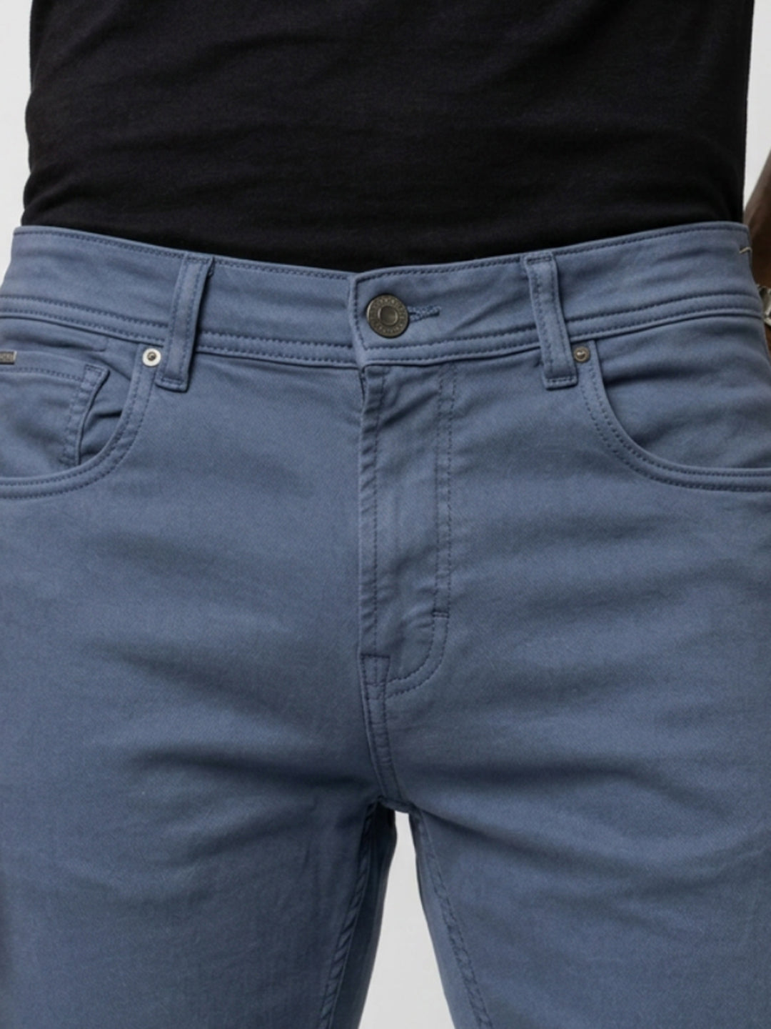 Men Rover Jeans Regular Fit Grey Mid Rise