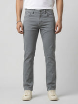 Men Rover Jeans Regular Fit Grey Mid Rise