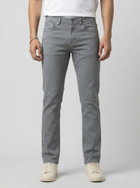 Men Rover Jeans Regular Fit Grey Mid Rise