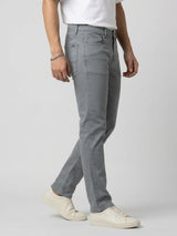 Men Rover Jeans Regular Fit Grey Mid Rise