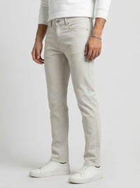 Men Rover Jeans Regular Fit Brown Mid Rise