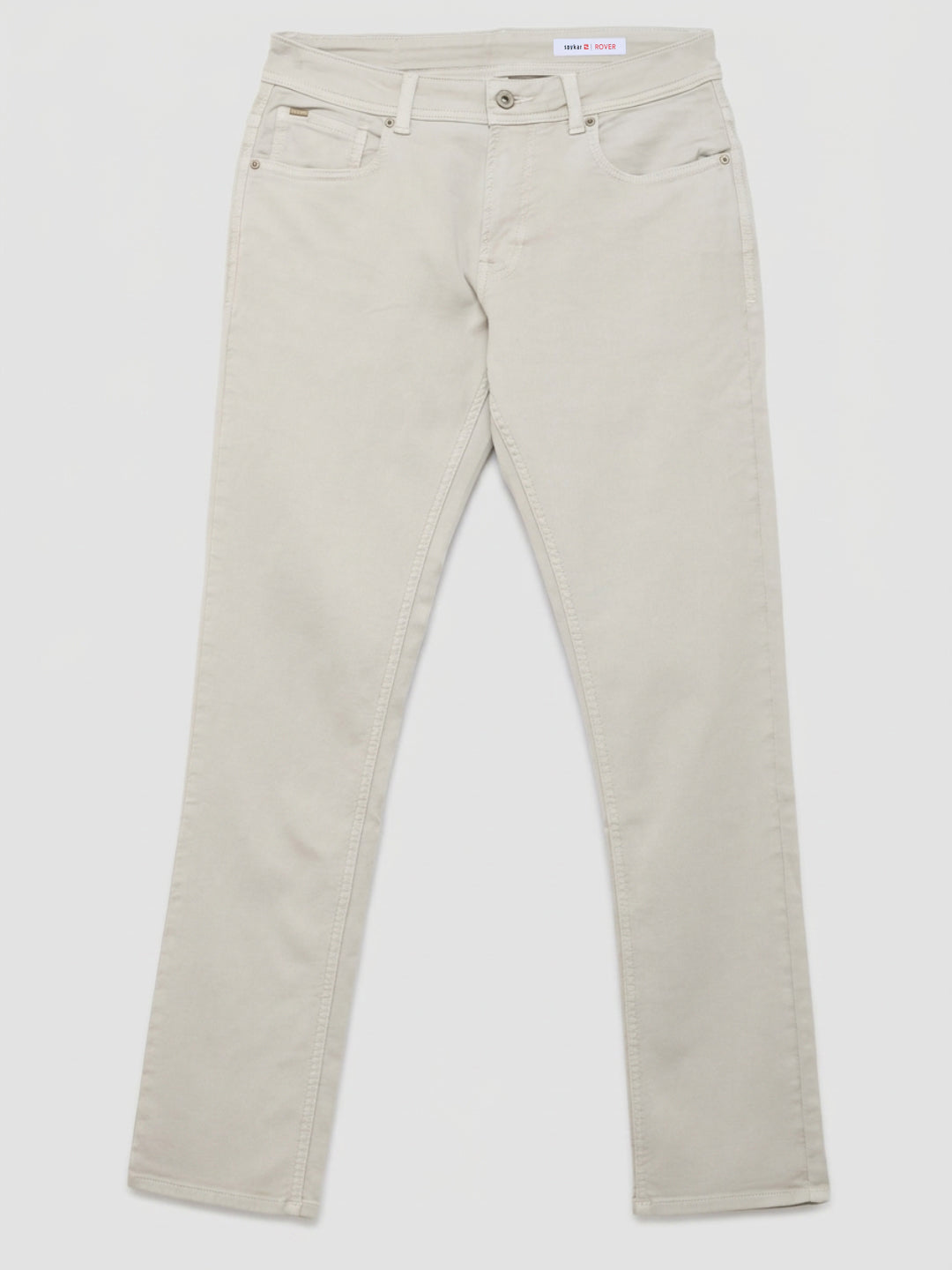 Men Rover Jeans Regular Fit Brown Mid Rise