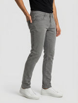 Men Rover Jeans Regular Fit Grey Mid Rise