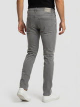 Men Rover Jeans Regular Fit Grey Mid Rise