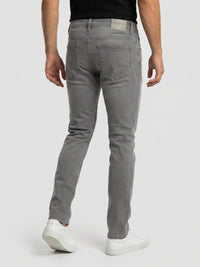Men Rover Jeans Regular Fit Grey Mid Rise