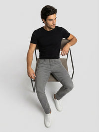 Men Rover Jeans Regular Fit Grey Mid Rise