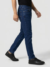 Men Rover Jeans Regular Fit Dark Blue Mid Rise