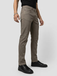 Men Rover Jeans Regular Fit Brown Mid Rise