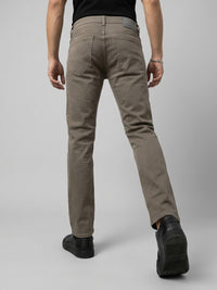 Men Rover Jeans Regular Fit Brown Mid Rise